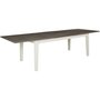 Marstrand Esstisch butterfly 200-290 cm - Hellgrau / Rauch gebeiztes, lackiertes Eichenfurnier