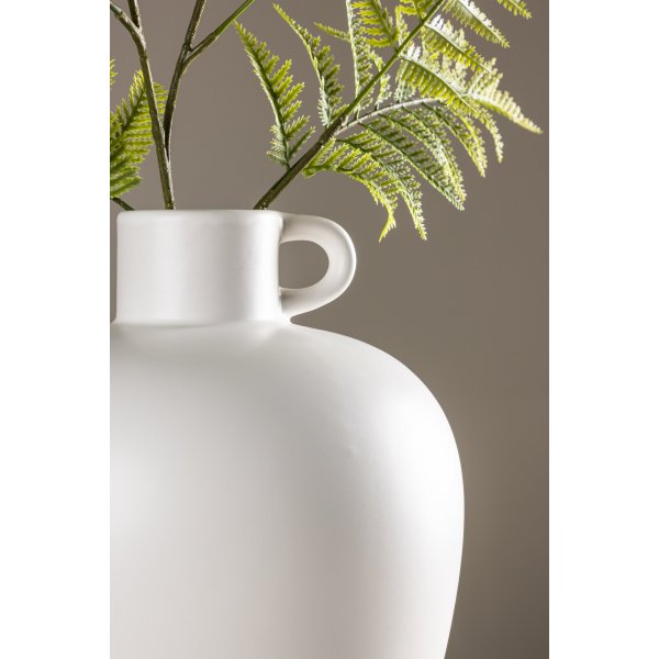 Cent-Vase 24 cm - gebrochenes Wei