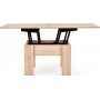 Serafin ausziehbarer Couchtisch 80-160 cm - Sonoma Eiche