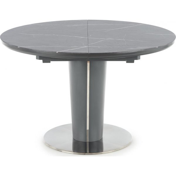 Market Esstisch 120-160 cm - Grauer Marmor/Dunkelgrau Market Esstisch 120-160 cm - Grauer Marmor/Dunkelgrau