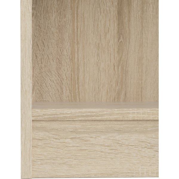 Einfaches hohes und breites B�cherregal - Eiche