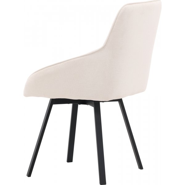 Rosie Esszimmerstuhl - Beige/Schwarz