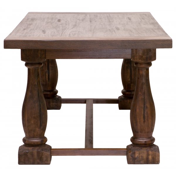 Lamier Esstisch 220 cm - braun gebeizt