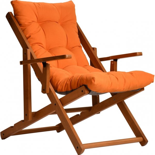 Ruhe-Liegestuhl - Orange