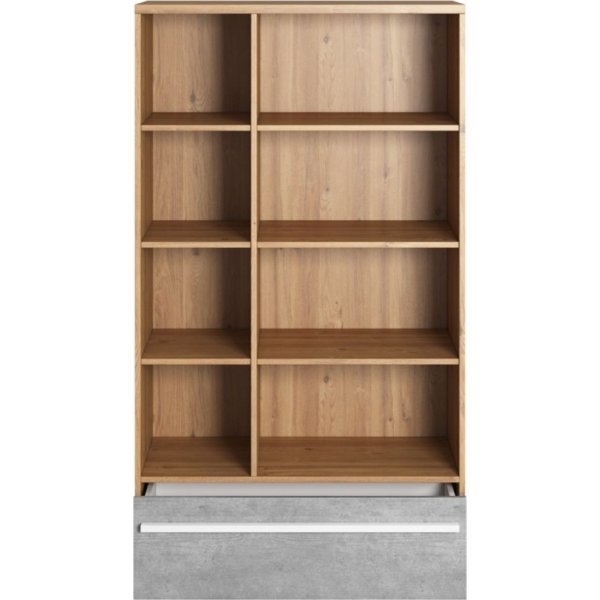 Plano Bücherregal - Nash Eiche/Grau Plano Bücherregal - Nash Eiche/Grau