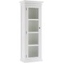 Halifax hoher Vitrinenschrank H190 cm - wei