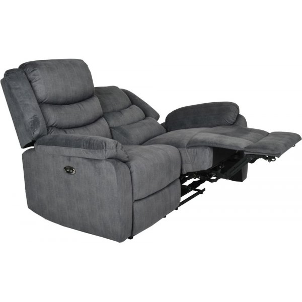 Winfield 2-Sitzer-Sofa mit elektrischer Liege - Dunkelgrau