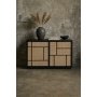 Stockholm Sideboard mit Rattant�ren - 120 cm breit