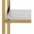 Alisma Konsolentisch 79,5 cm - Weier Marmor/Gold