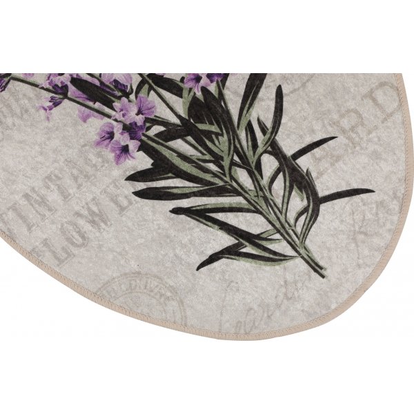 Badezimmerteppich lavendel