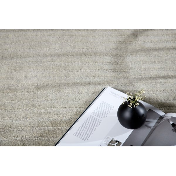 Wollteppich Milton - Hellgrau