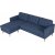 Diwan-Sofa, wendbar, in Firenze-Blau