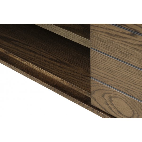 Inez TV-Bank aus braun ge�lter Eiche - Breite 180 cm