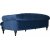 Oxford Deluxe 3-Sitzer-Sofa aus blauem Samt