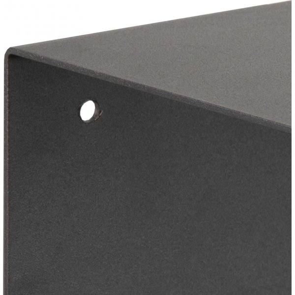 Joliet schwarzes Wandregal / Nachttisch 35x14x20 cm