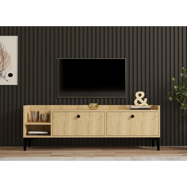 Heflin TV-Stnder - Saphir-Eiche