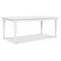 Paris Essgruppe 180 cm Tisch wei + 6 weie Gaston Esszimmersthle