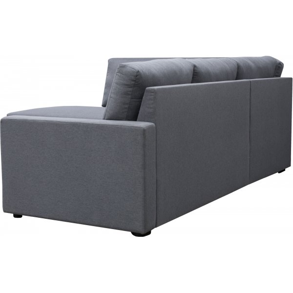Schlafsofa Dream mit Stauraum (Ecksofa) rechts - Dark Grey