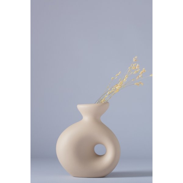 Delta-Vase - Beige Delta-Vase - Beige