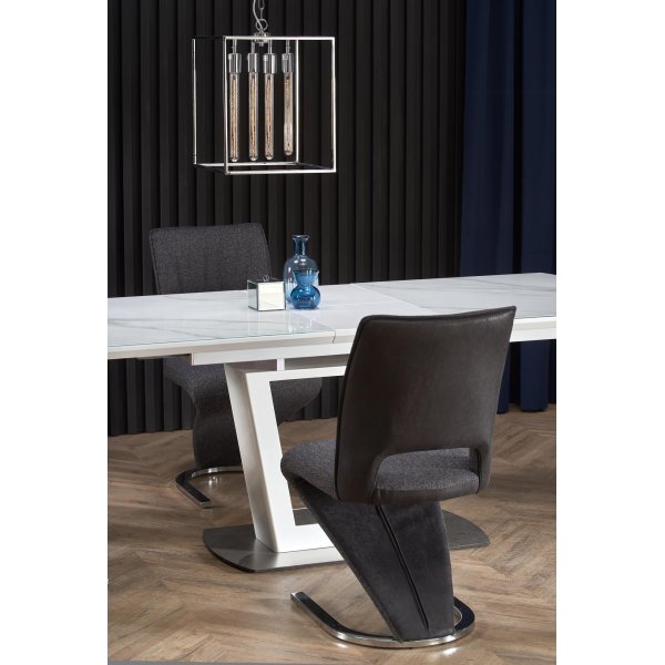 Risk Esstisch 160-200 cm - Weier Marmor