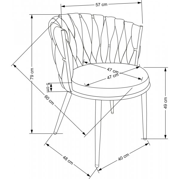 Cadeira Esszimmerstuhl 517 - Dunkelgrün/Gold Cadeira Esszimmerstuhl 517 - Dunkelgrün/Gold