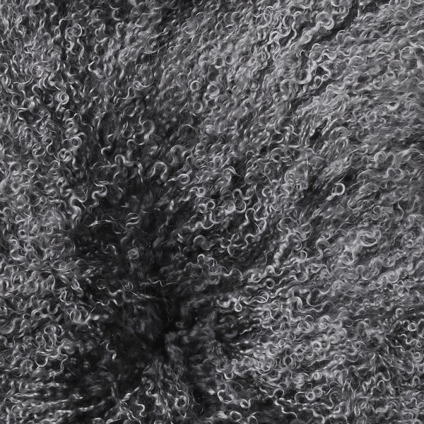 Shansi-Schaffell, graues silbernes Oberteil - 55 x 95 cm