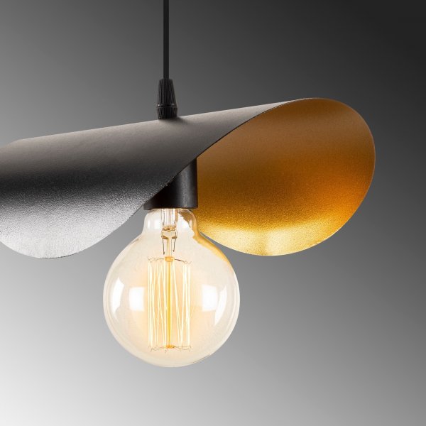 Sivani Deckenleuchte 830 - Schwarz/Gold