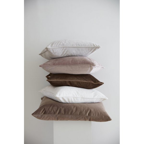 Elise-Kissenbezug - Nougat-Samt