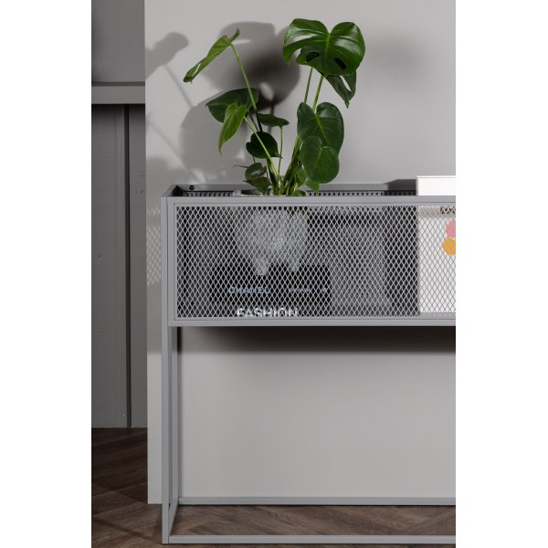 Teo-Reliefregal - Hellgrau