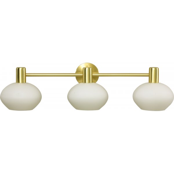 Elba Wandleuchte - Messing matt/Opalweiß Elba Wandleuchte - Messing matt/Opalweiß