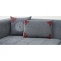Beyza Diwansofa rechts - Grau