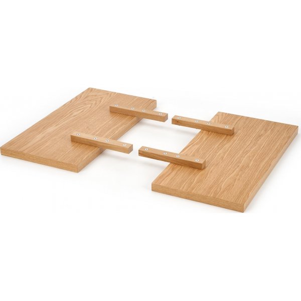 Kasady Esstisch 135-185 cm - Wotan Eiche/schwarz