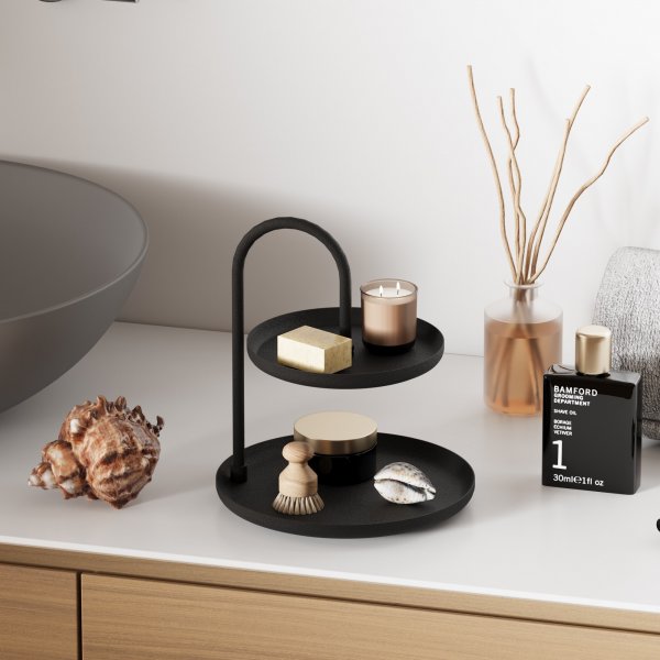 Kormen Dekoteller - Schwarz