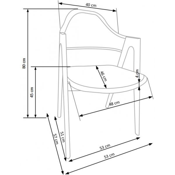 Pearl Esszimmerstuhl - weiß (PU) / Eiche Pearl Esszimmerstuhl - weiß (PU) / Eiche