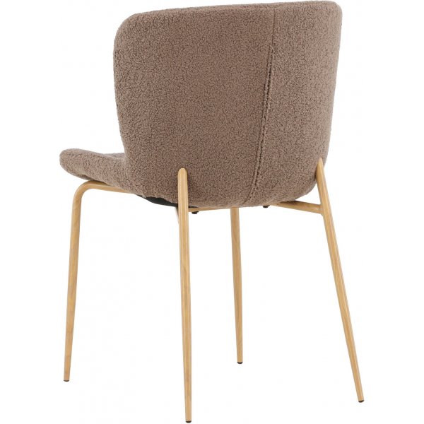 Modesto Esszimmerstuhl - Braunes Boucl