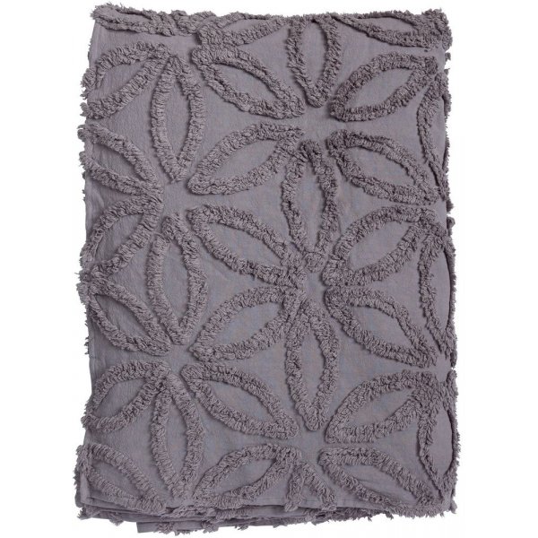 Tagesdecke Tuva 270x270 cm - Grau