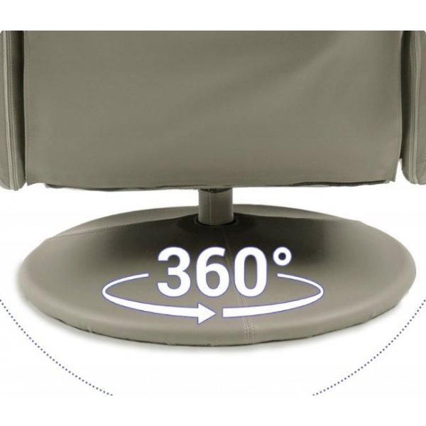 Bibi Liegesessel mit Massage - beiges PVC