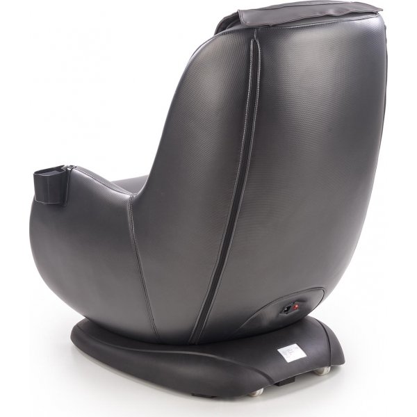 Mercura Liegesessel mit Massage aus grauem Öko-Leder Mercura Liegesessel mit Massage aus grauem Öko-Leder