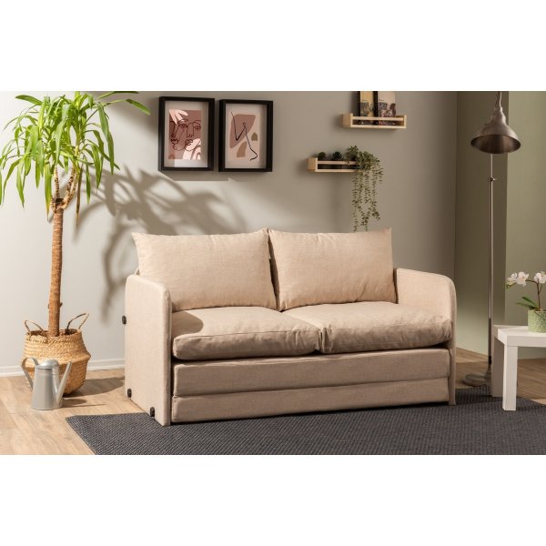 Saga 2-Sitzer-Schlafsofa XL - Beige Saga 2-Sitzer-Schlafsofa XL - Beige