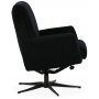 Sessel Smilla (Recliner) - schwarz (Stoff)