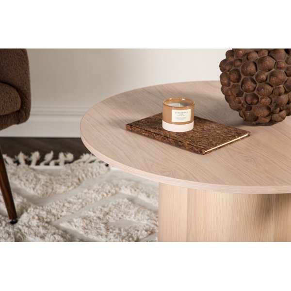 Couchtisch Ø80 cm weiß getüncht - Olivia Couchtisch Ø80 cm weiß getüncht - Olivia