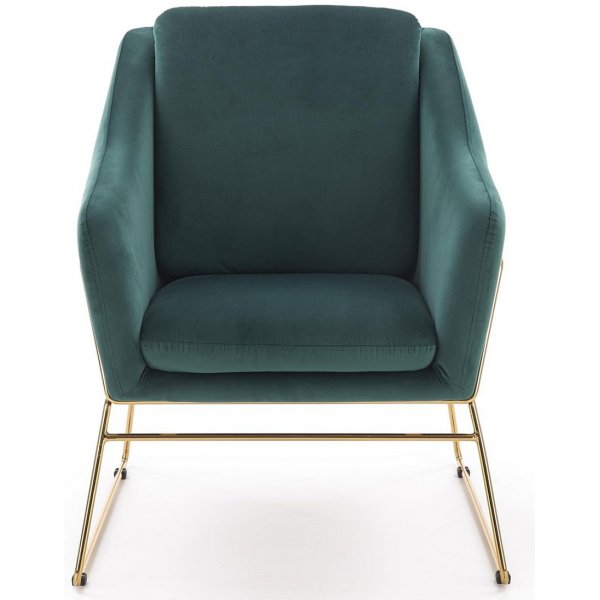 Bergliot Sessel - grün (Samt) / Messing Bergliot Sessel - grün (Samt) / Messing