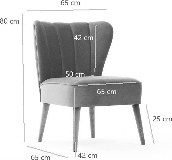 Layla Sessel - Cremeweiß Layla Sessel - Cremeweiß