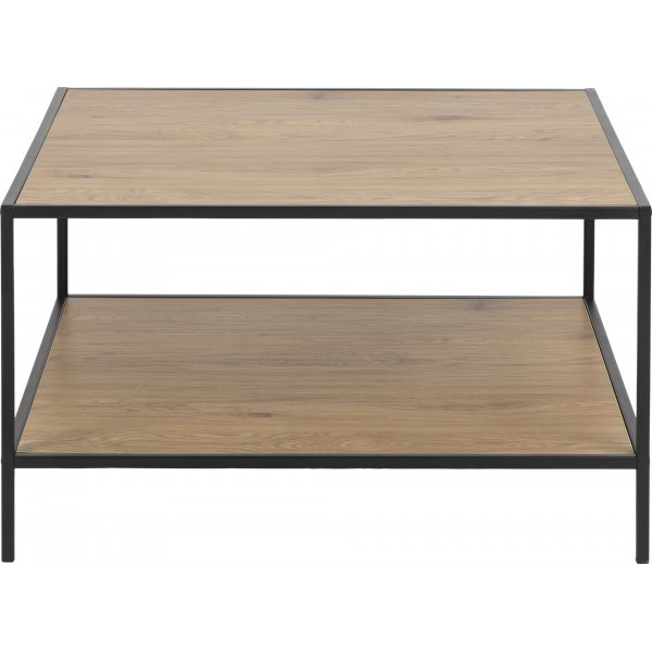 Seaford Couchtisch 80 cm - Eiche/schwarz