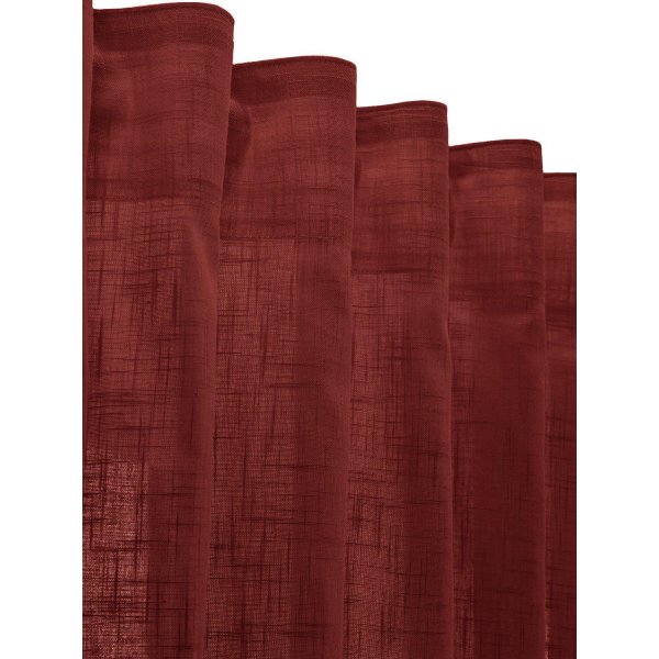 Otila Vorhang 2er-Pack 2 x 125 x 250 cm - Rot