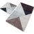 Shards Badezimmerteppich-Set (2 Stck) - Beige - 60 x 100 cm (1 Stck) / 50 x 60 cm (1 Stck)