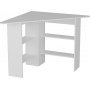 Eckschreibtisch 80x80 cm - Wei