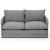 Saga 2-Sitzer-Schlafsofa XL - Hellgrau