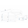 Helsingr Juniorbett 90x200 cm (wei oder grau)