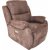 Enjoy Hollywood elektrischer Recliner Sessel - Hellbrauner Mikrostoff + Textilreinigung fr Mbel